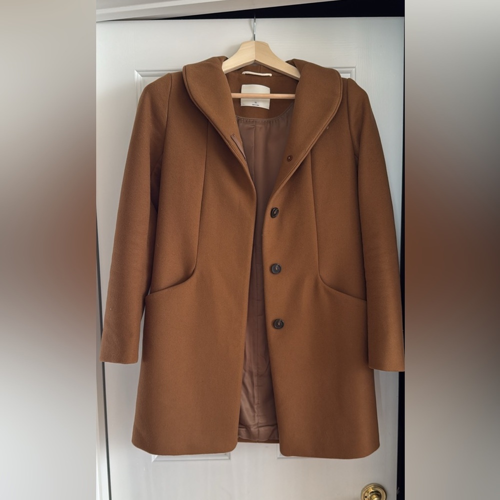 Aritzia women’s camel coat